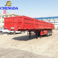 3 Axle 40 Tons Side Drop Dump Trailer